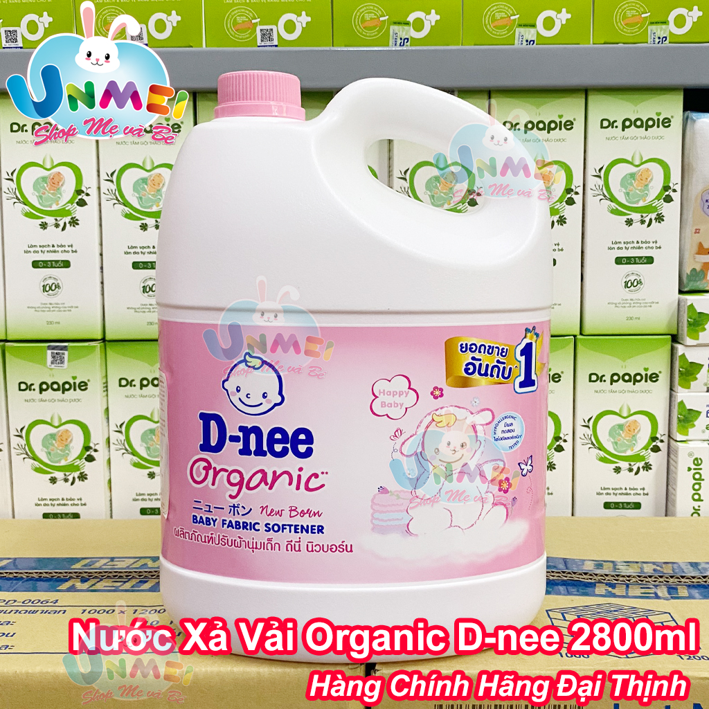 Dung Dịch Xả Quần Áo Cho Bé D-nee - Chai 2800ml (Hồng)