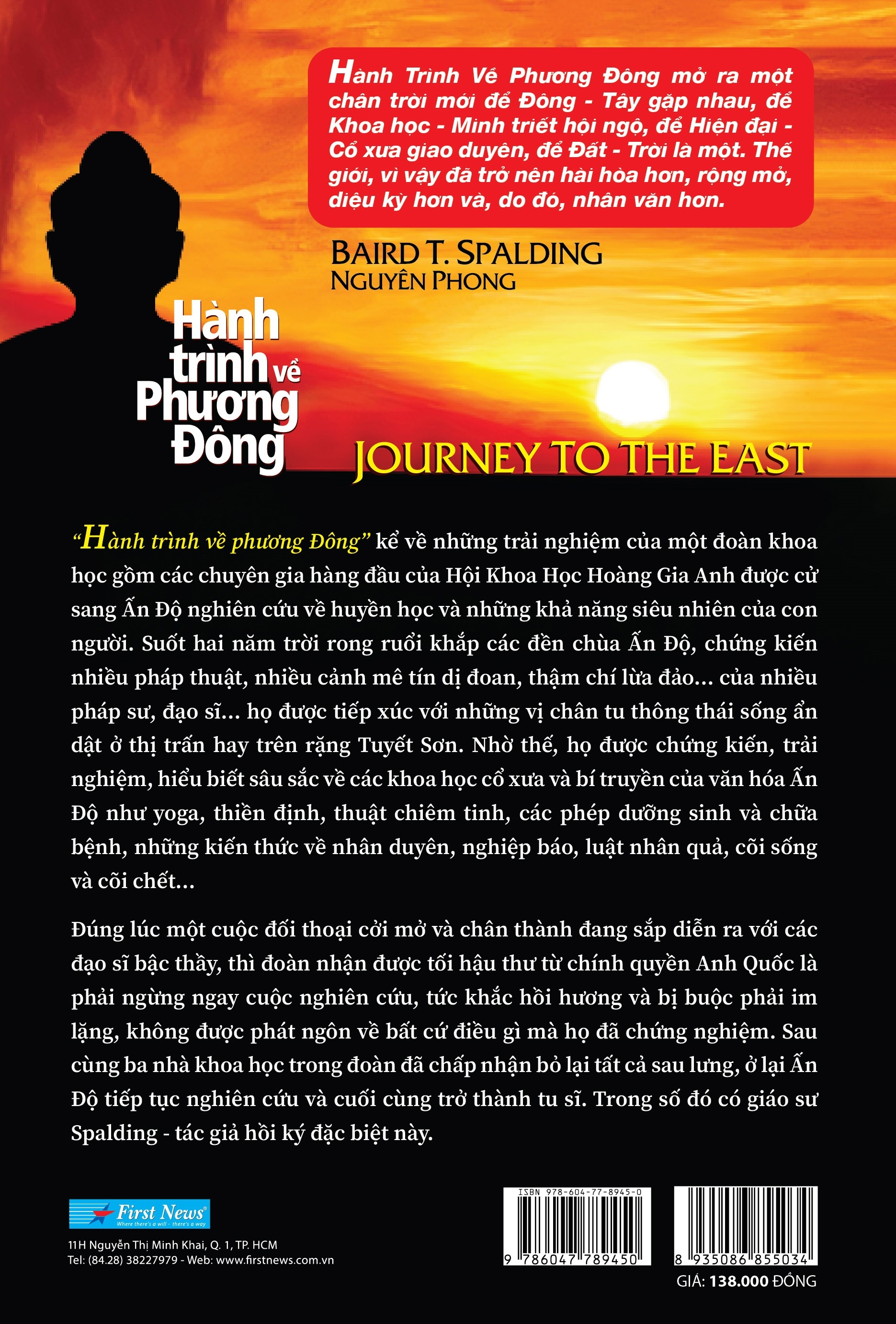 Hành Trình Về Phương Đông - Bìa Cứng