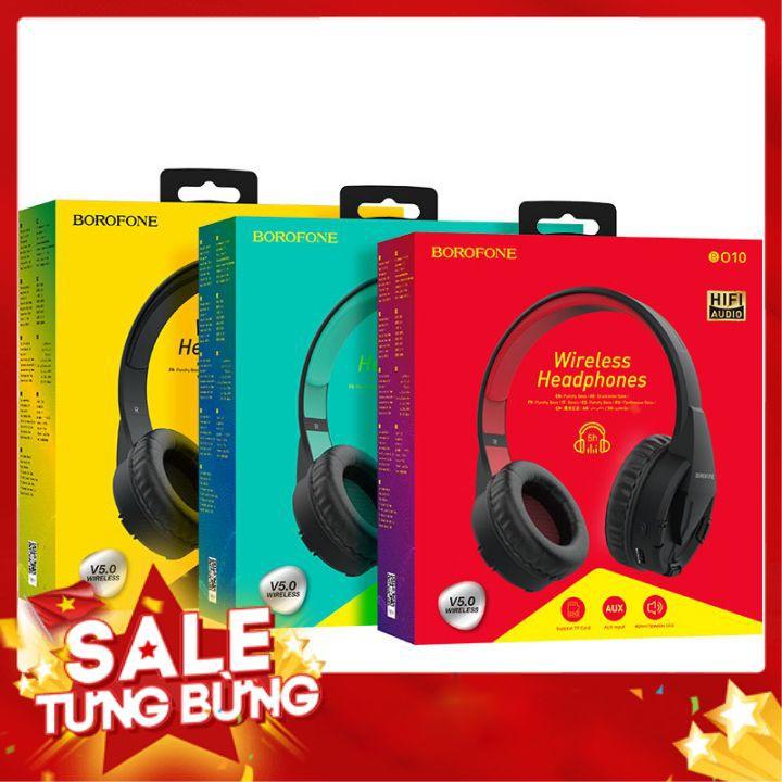 Tai nghe bluetooth chụp tai Borofone B04 V5.0 - Hàng chính hãng