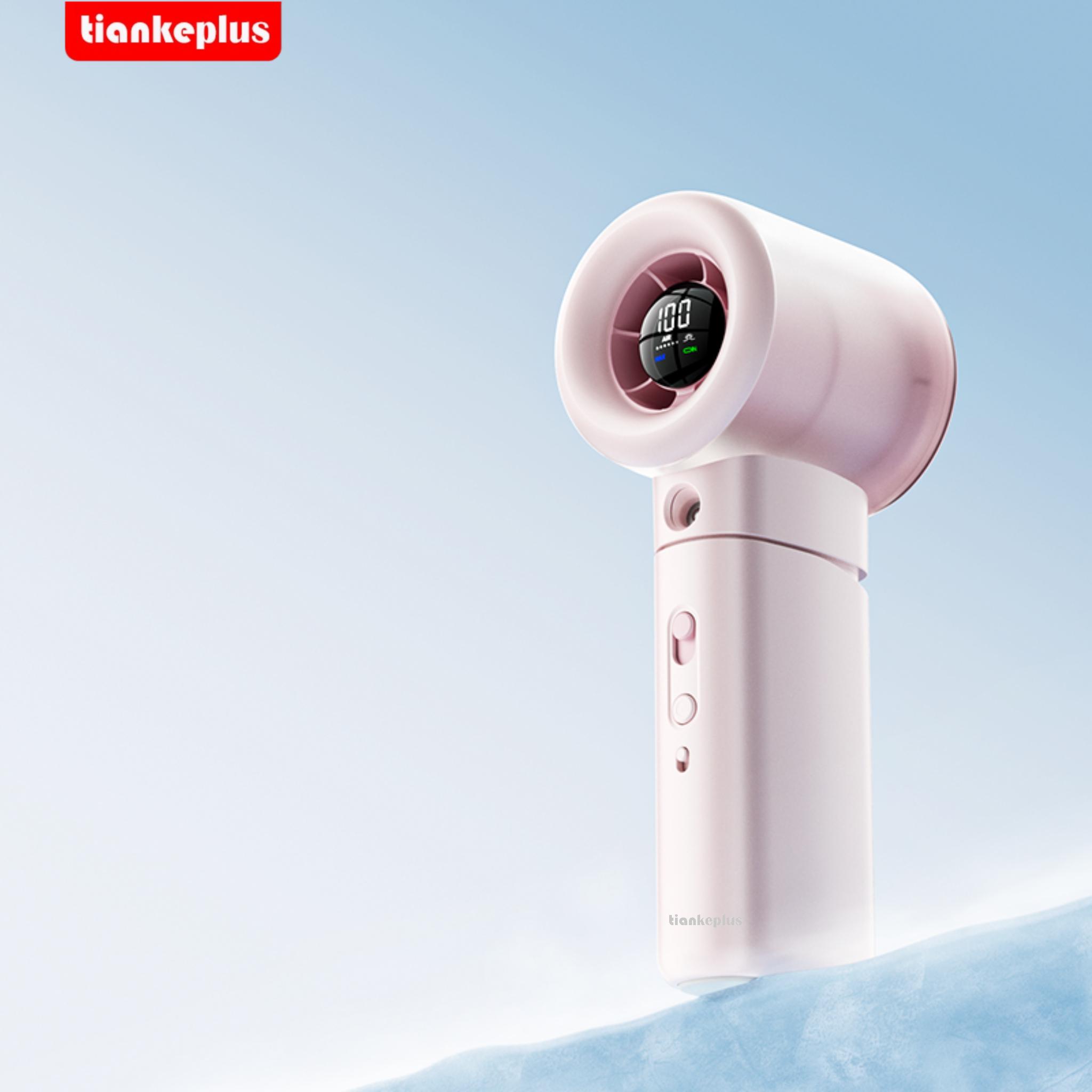 Quạt Cầm Tay Tiankeplus Jet 20 Làm Mát Bằng Nước, Turbine Tốc Độ Cao, 100 Cấp Gió, Làm Lạnh Nhanh, Màn Hình LCD, Bình Nước 50ml Hàng Chính Hãng