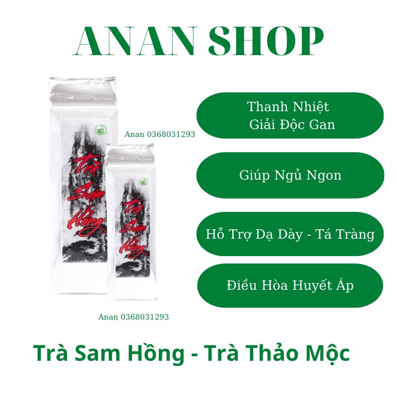 3 Trà Sam Hồng 500G - Tặng 1 Túi 200g - Trà thảo Mộc Sâm Hồng giúp thanh nhiệt , giải độc , điều hòa huyết áp