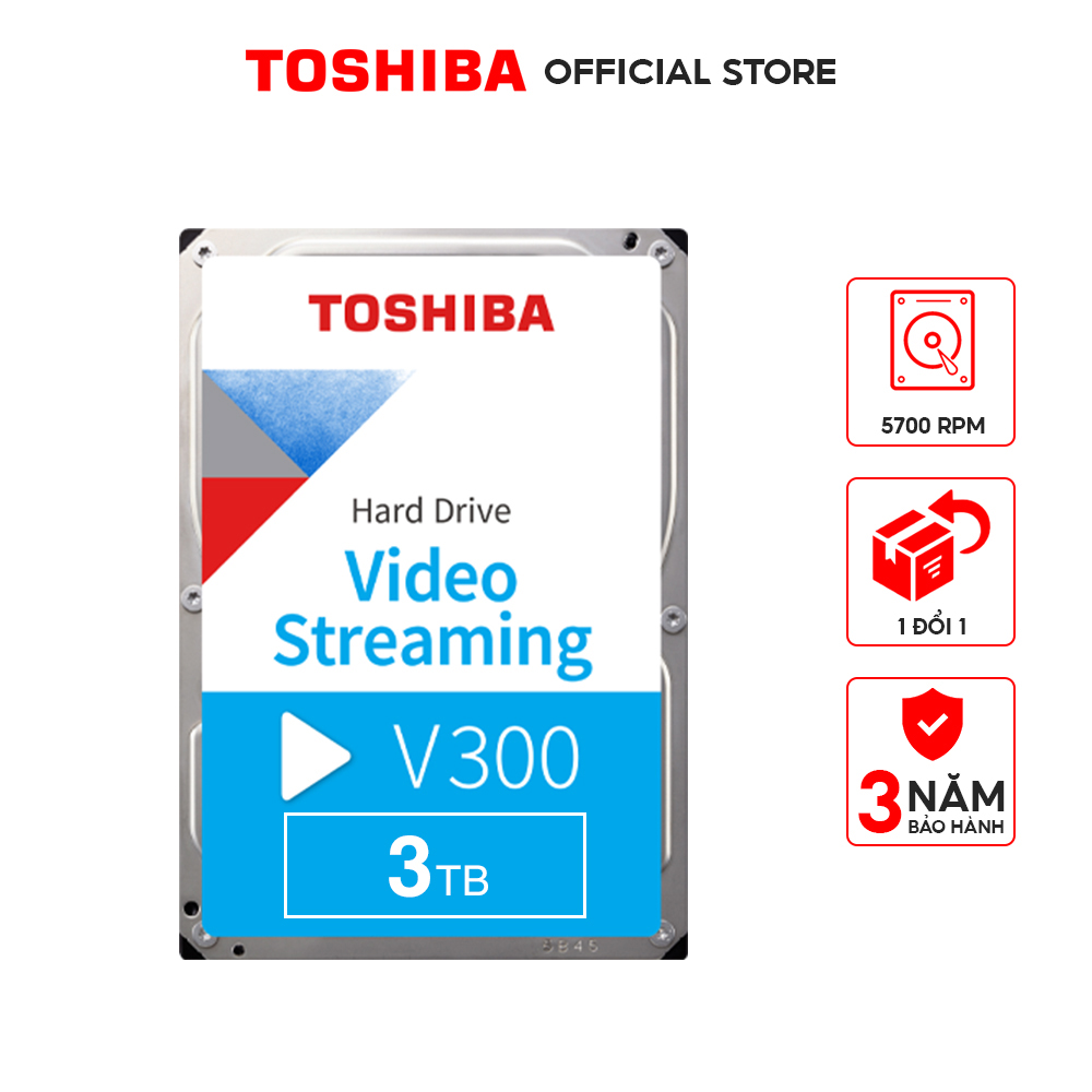 Ổ cứng Camera Toshiba V300 Video Streaming Hàng chính hãng