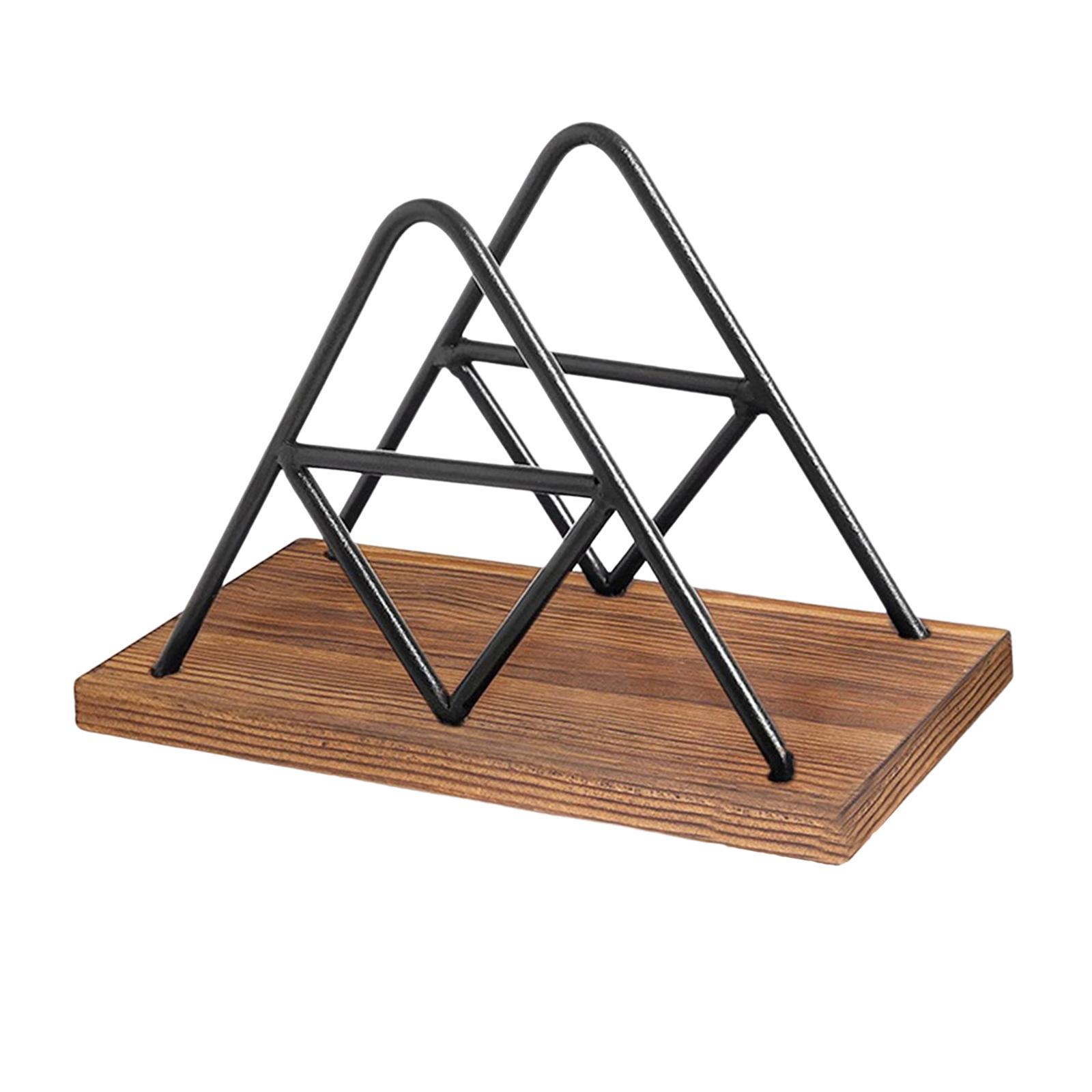 Tabletop Paper Napkin Holder Stand Organizer,Freestanding Tissue Dispenser,Paper Napkin Holder for Picnic Table Party Kitchen Countertops