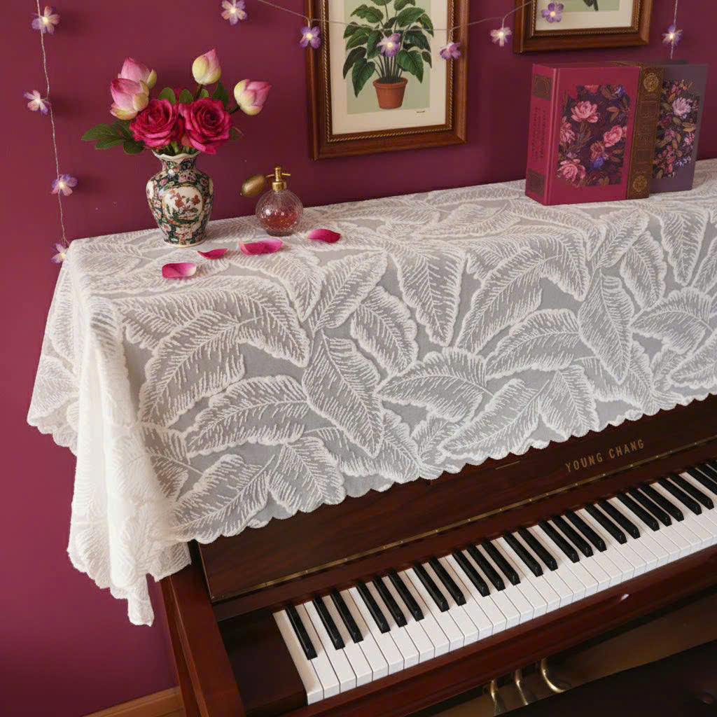 Khăn phủ đàn piano cơ đàn piano điện tử 88 phím cổ điển sang trọng trang trí noel giáng sinh Tết năm mới sinh nhật - Hàng chính hãng
