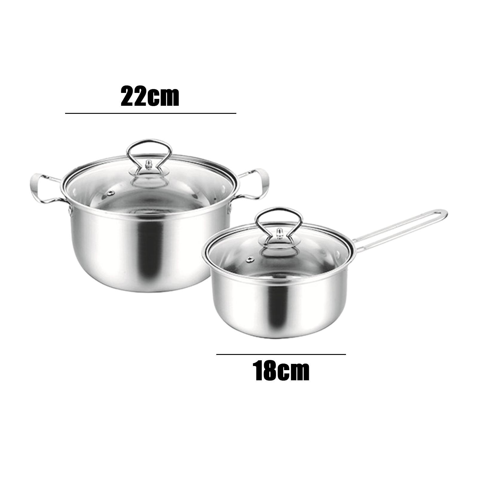 Stockpot Small Cookware Seasoning Bowls Stainless Steel for Ketchup Coffee