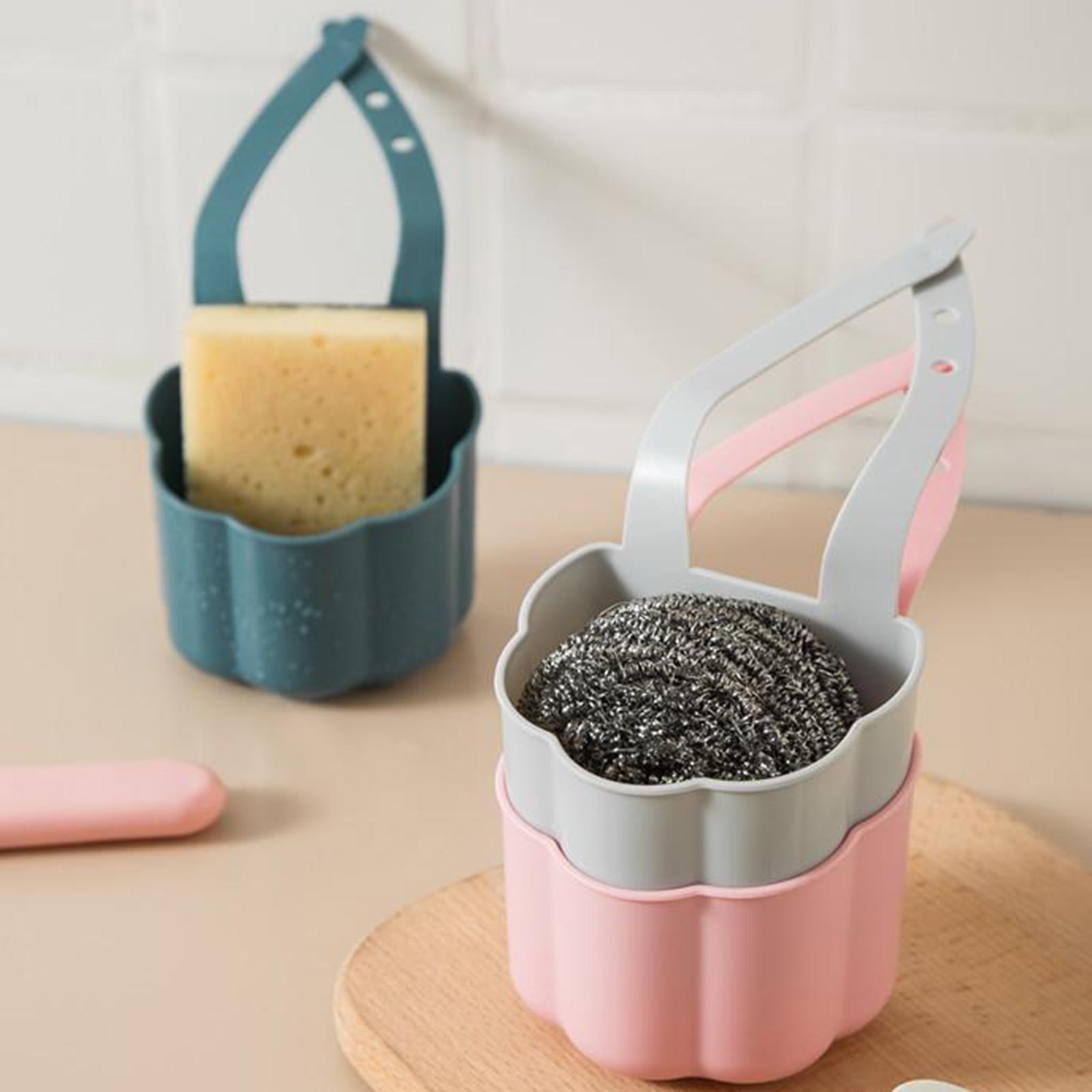 Sink Basket Strainer Drain Shelf Sink Storage Rack Holder