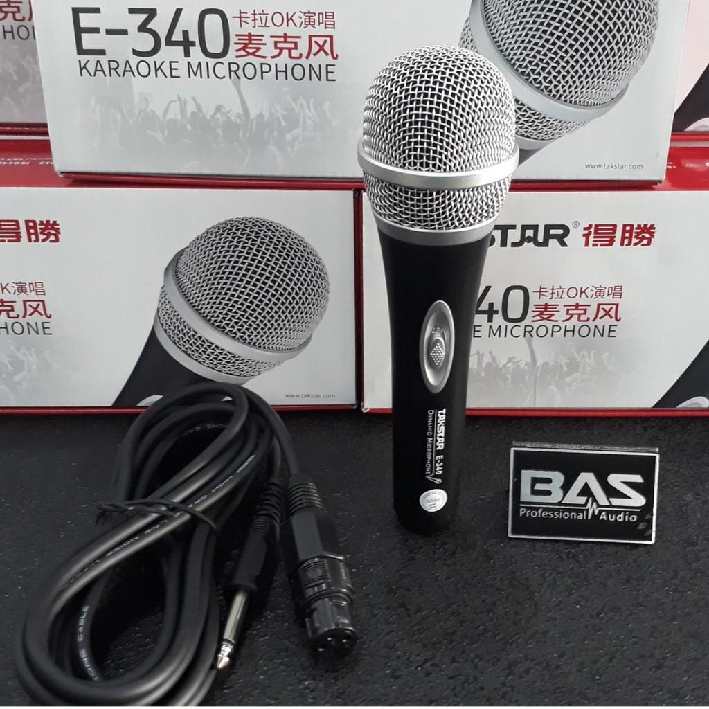 Micro karaoke TAKSTAR PRO-38, mic có dây dành cho gia đình pro38, hàng chính hãng