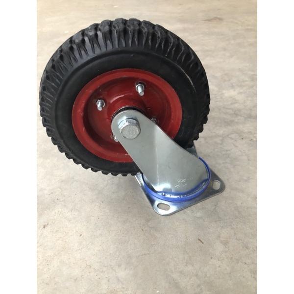 Bánh xe đẩy đường kính 20cm kèm trục xoay 360 độ và trục đứng cố định