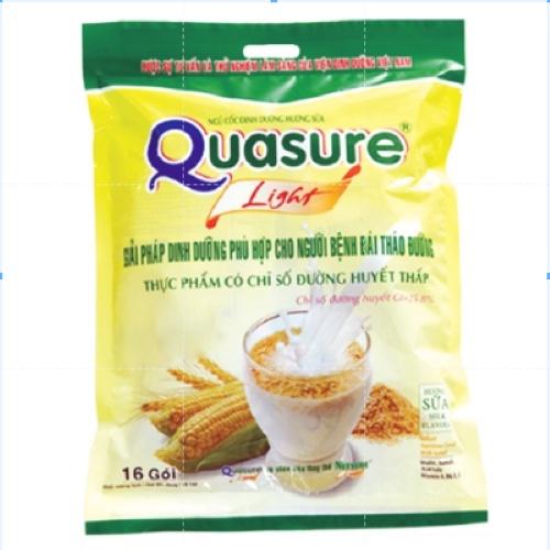 Combo 2 túi Bột ngũ cốc Quasure light túi 400 gram Bibica - Thực phẩm dành cho người ăn kiêng, người tiểu đường