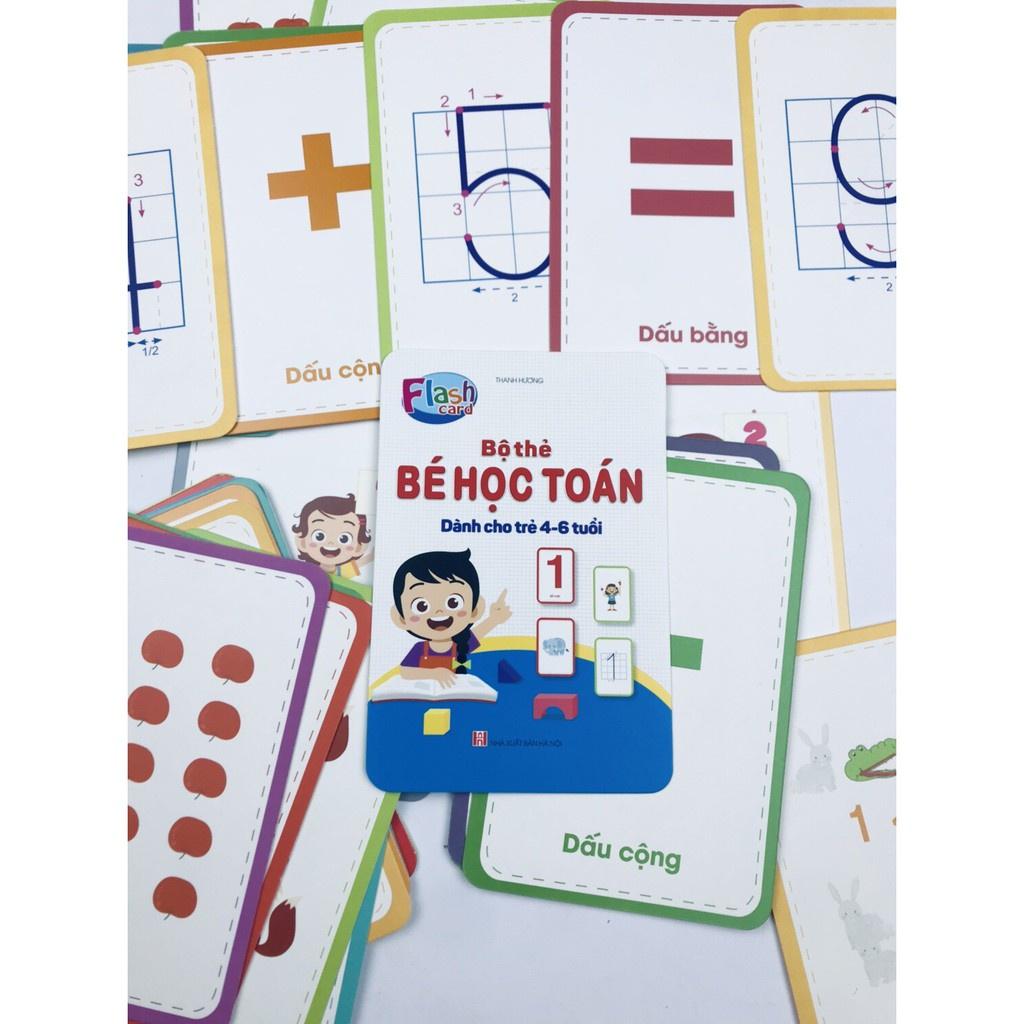 Bộ Thẻ Học Toán Cho Bé Nhận Biết Con Số( khổ to)- MT books