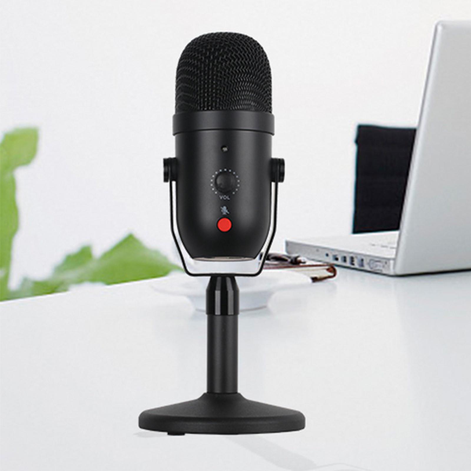 USB Microphone for Computers, Condenser PC Microphone for & Windows, Professional Plug & Play Studio Microphone for Games, Podcasts, Streaming