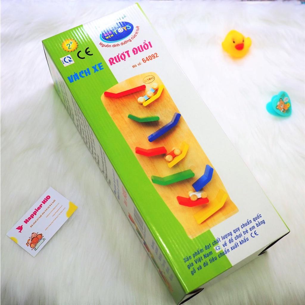 Vách xe rượt đuổi Winwintoys - Đồ chơi vận động, phối hợp tay mắt chất liệu gỗ cao su cao cấp