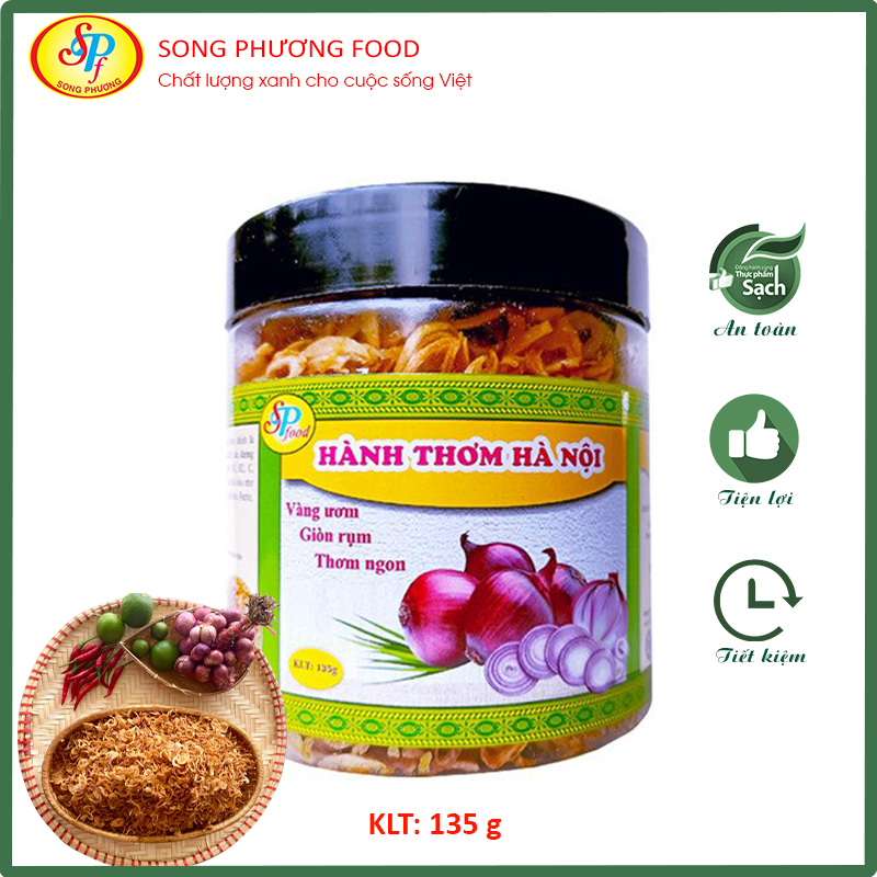 Hành thơm Hà Nội  135gr - Hàng xuất khẩu Nhật-Thơm, ngon, giòn rụm