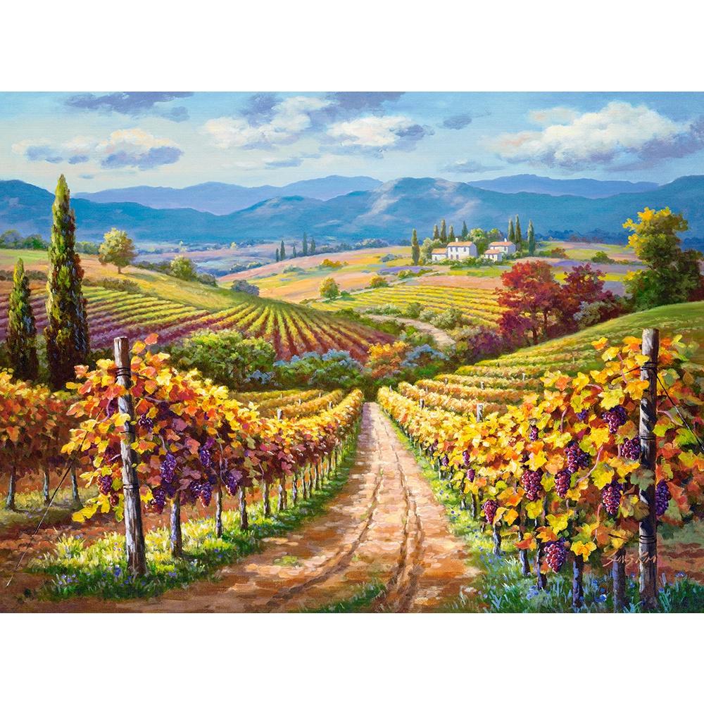 Xếp hình puzzle Vineyard Hill 3000 mảnh CASTORLAND C-300587