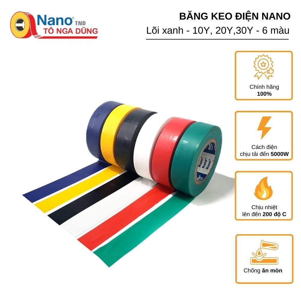 Băng Keo Điện Nano TÔ NGA DŨNG Lõi xanh
