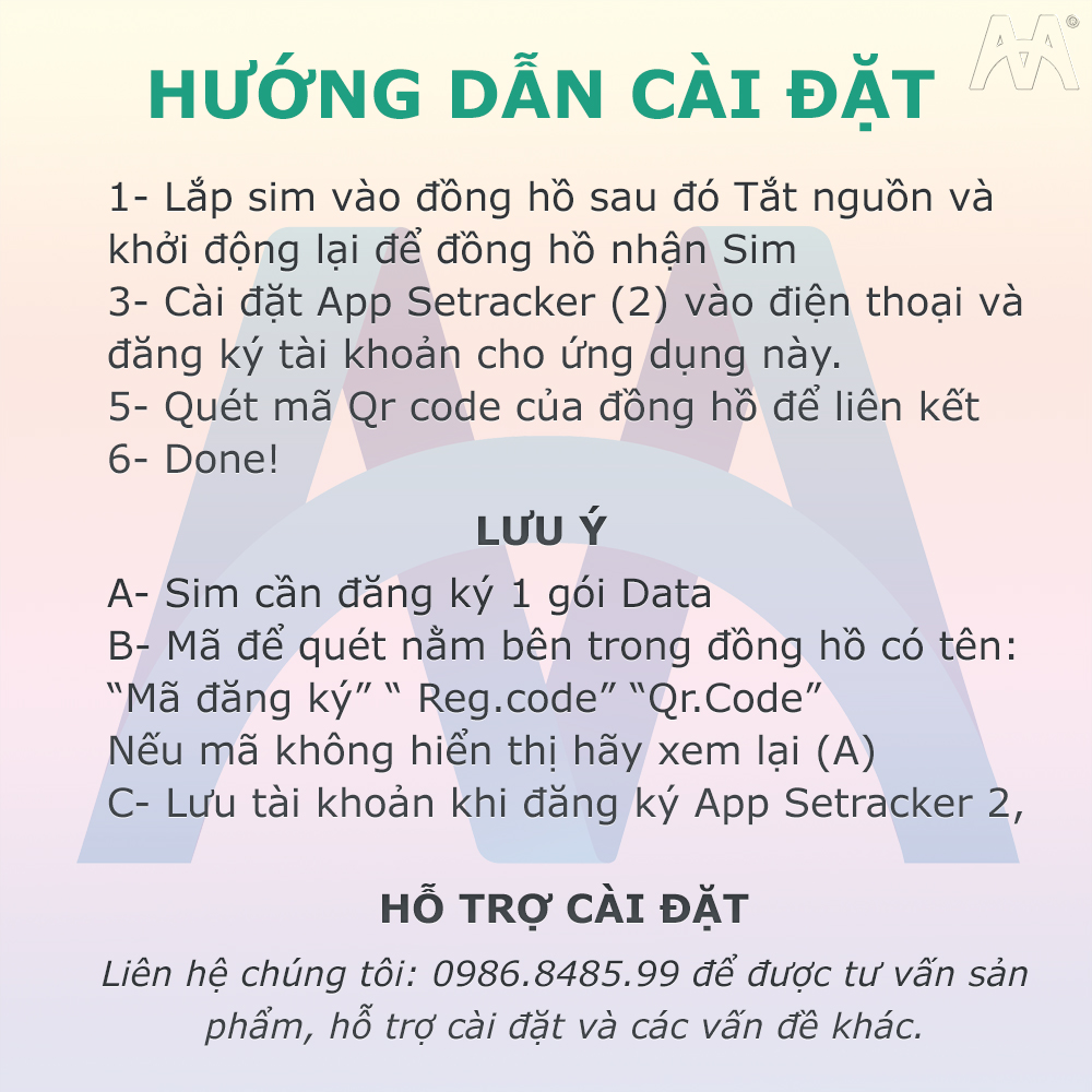 Đồng hồ Thông minh Chống nước IP67 Dành cho Trẻ em nhuẩn AMA Watch Q16S Hàng chính hãng 