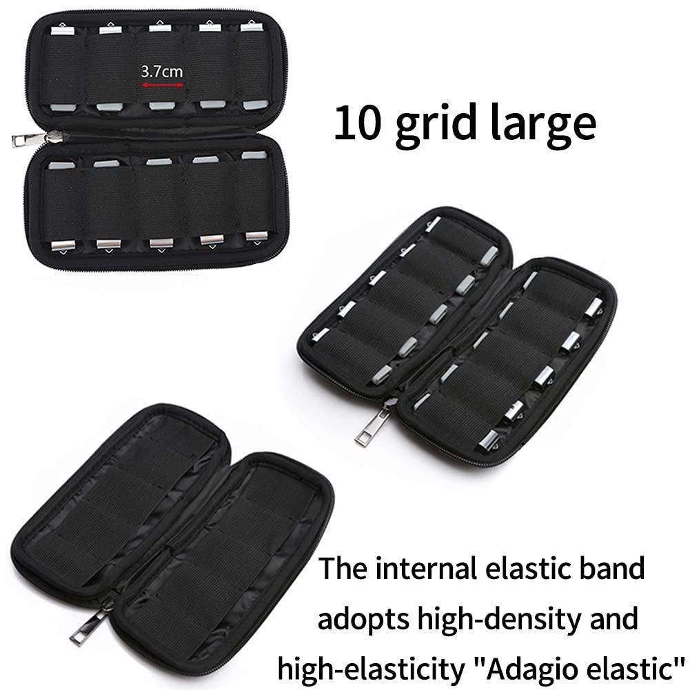 Túi lưu trữ 2PCS cho khóa USB, túi tổ chức khóa USB, túi lưu trữ khóa USB U Etui cho USB/Pendrive/Gig Drive/Jump Drive Key
