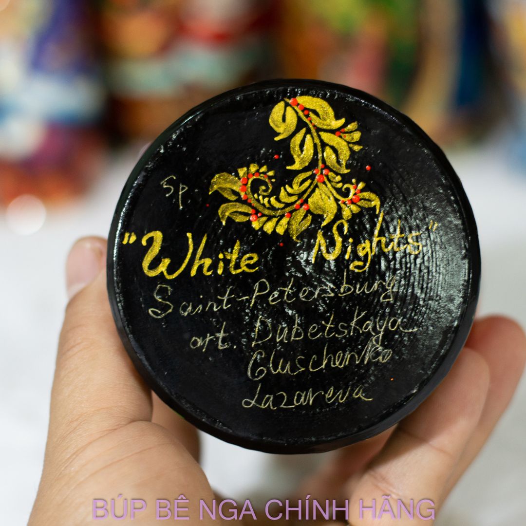 BỘ BÚP BÊ NGA MATRYOSHKA CAO CẤP 5 LỚP 18CM "PHONG CẢNH NƯỚC NGA" RẤT ĐẸP VÀ SANG TRỌNG