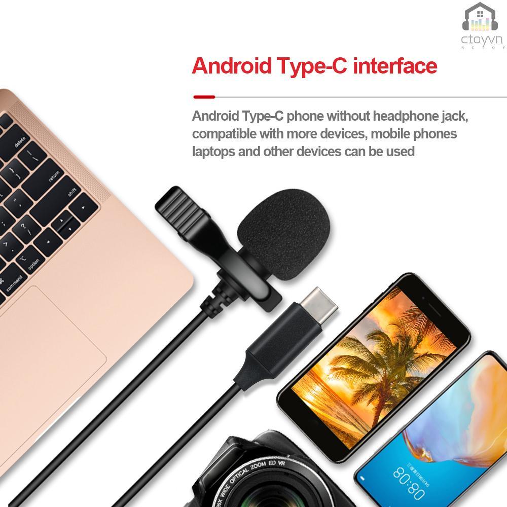 Micro kẹp áo không dây chống tiếng ồn 3.0m cho IOS Android/Windows