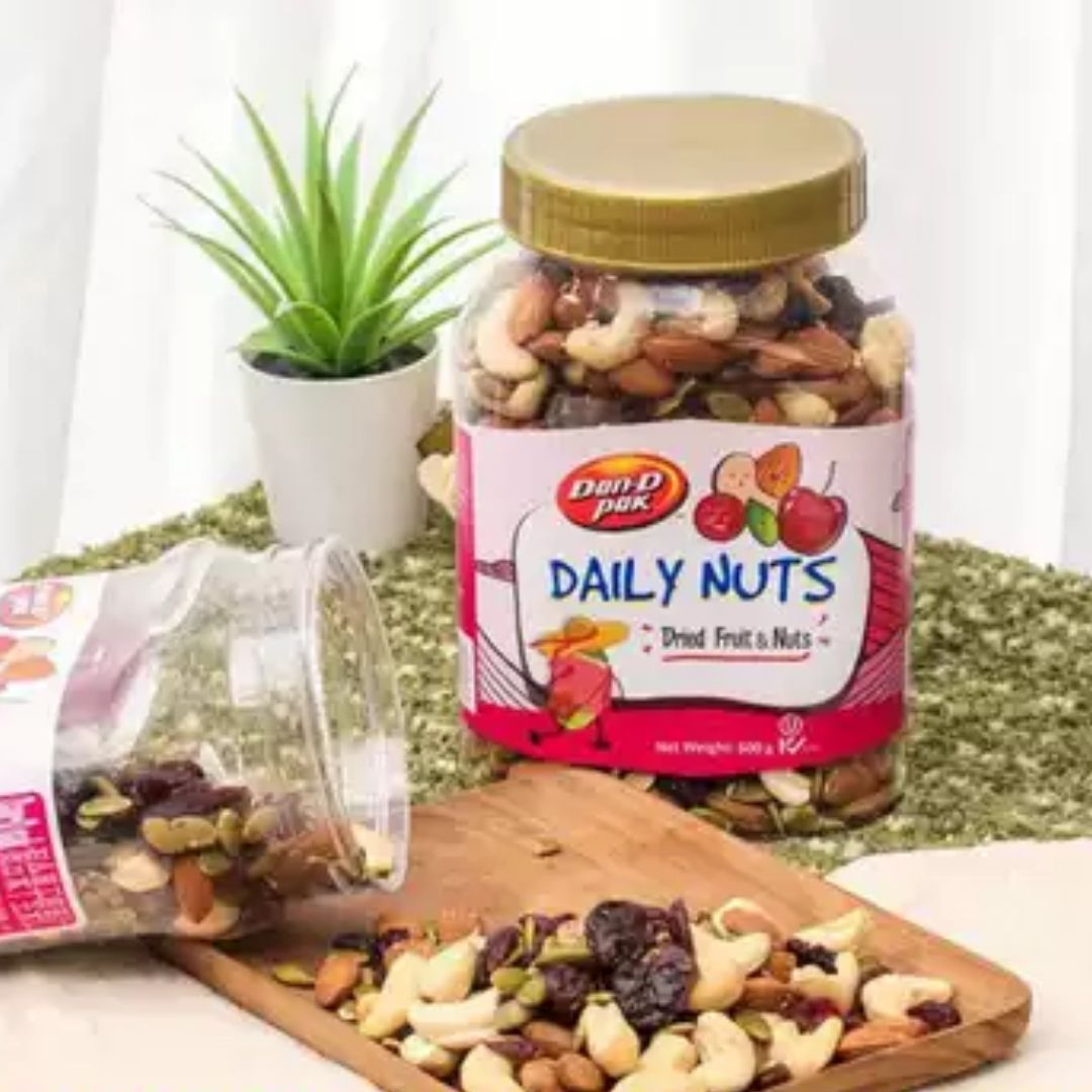 Thập cẩm hạt và trái cây khô Dailynuts Hạt điều, hạnh nhân, hạt bí, nam việt quất, cherry khô 227g, 600g Dan D Pak
