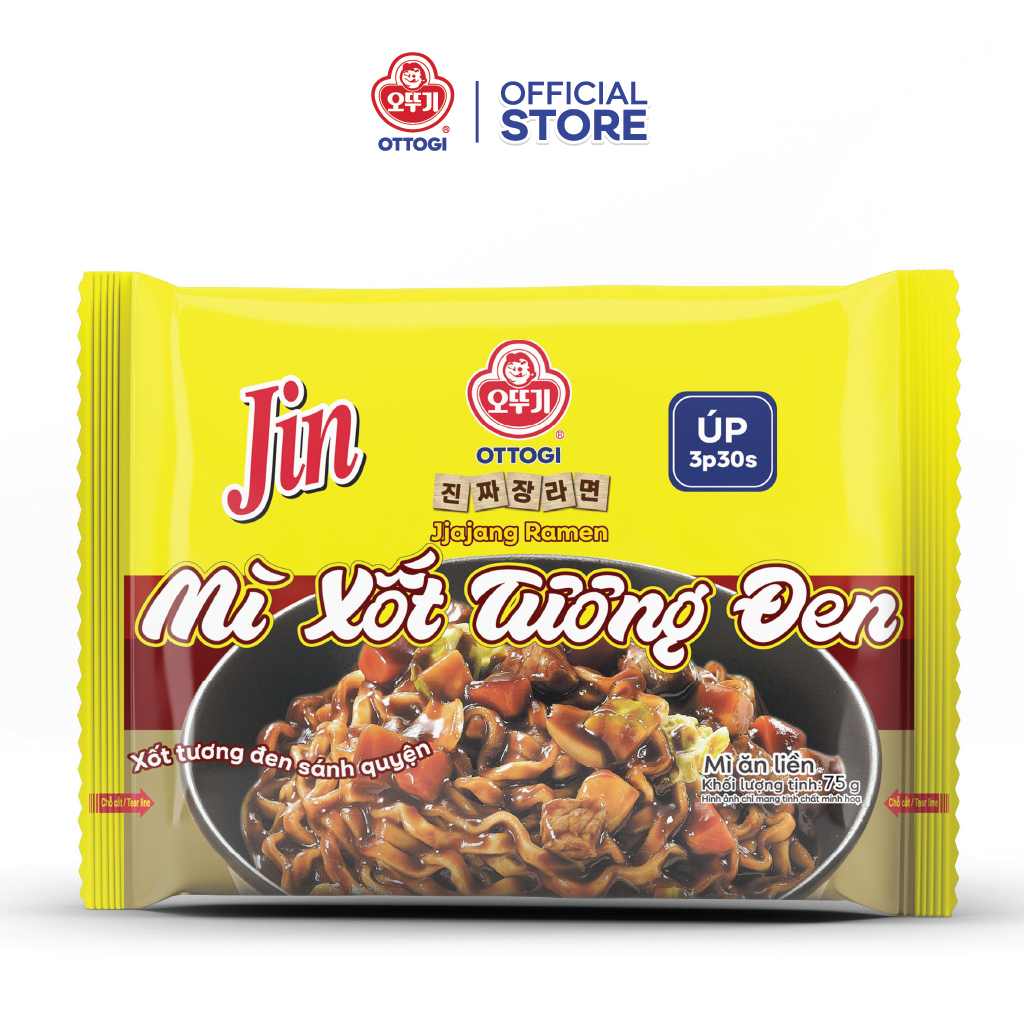 Mì Ăn Liền - Mì Trộn Xốt Tương Đen 75g