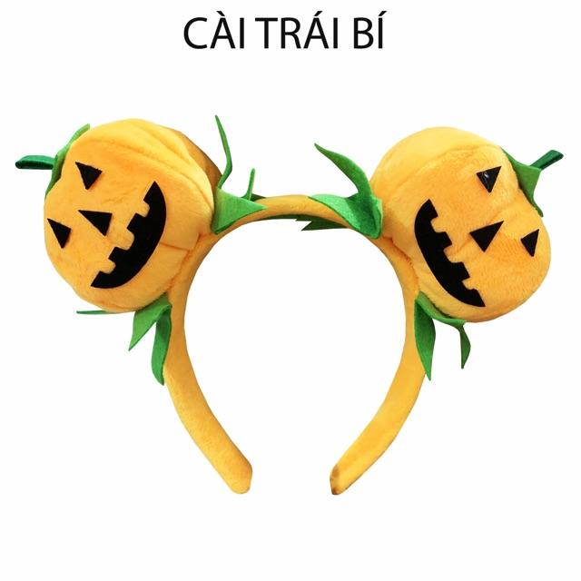 Cài trái bí Halloween