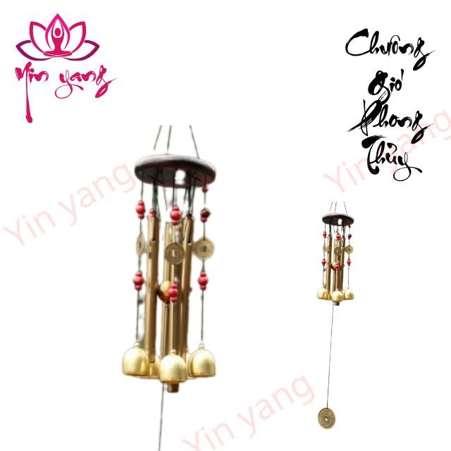 Chuông Gió Phong Thủy 4 Thanh May Mắn