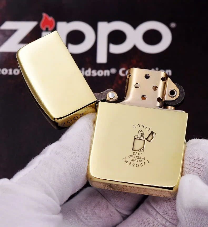 Hộp quẹt zippoo vàng gold phiên bản kỷ niệm 1941 hàng chính hãng USA tem đỏ cao cấp sang trọng (Usa Fancy Gold), Bật lửa zippoo Usa Fancy Gold 1941 độc đáo thời thượng