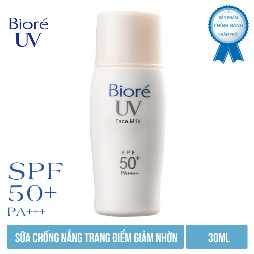 Sữa Chống Nắng Trắng Mịn Giảm Nhờn Biore (30ml)