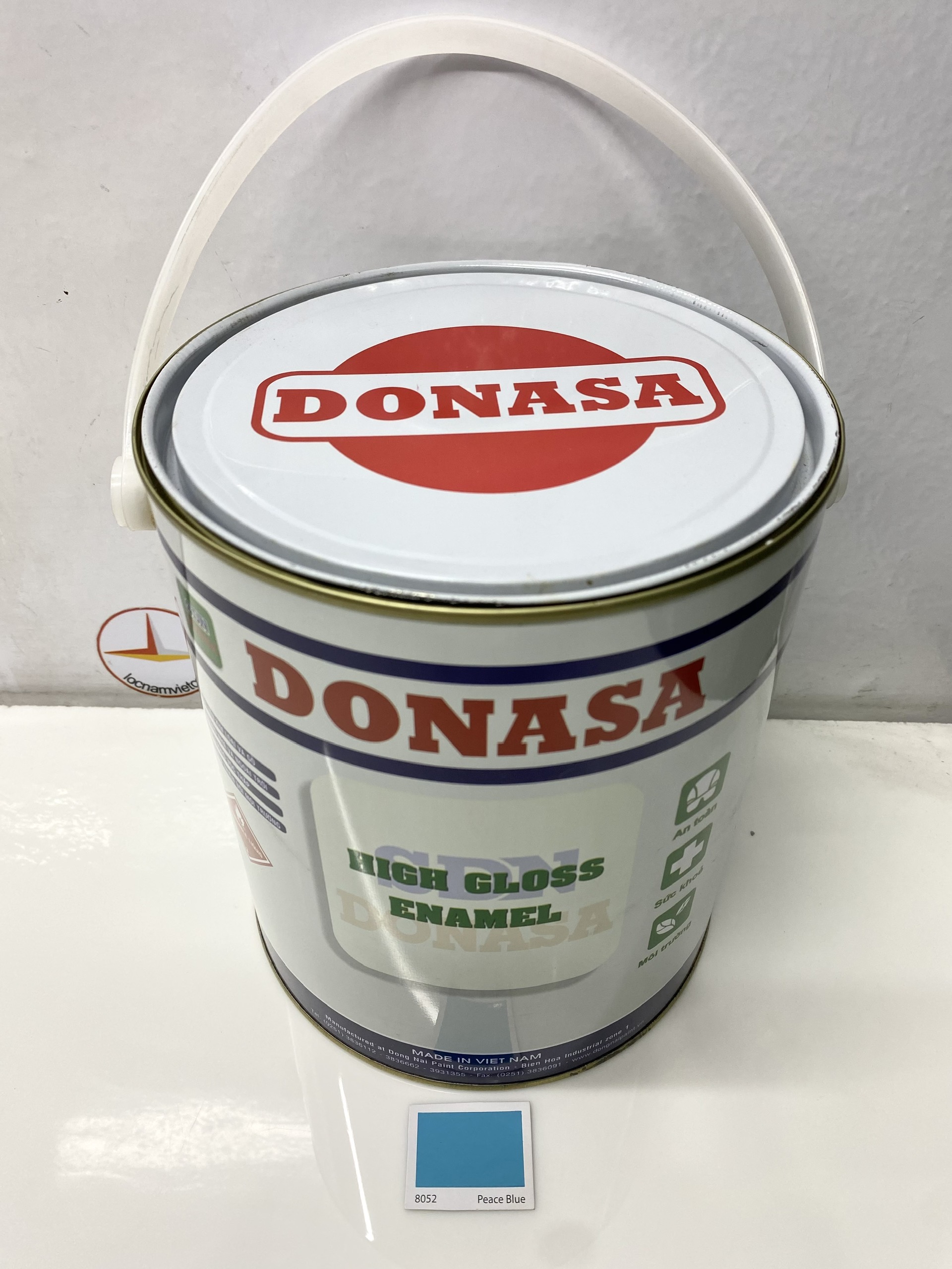 Sơn dầu Đồng Nai Donasa màu xanh 8052 3kg _ DLF 8052