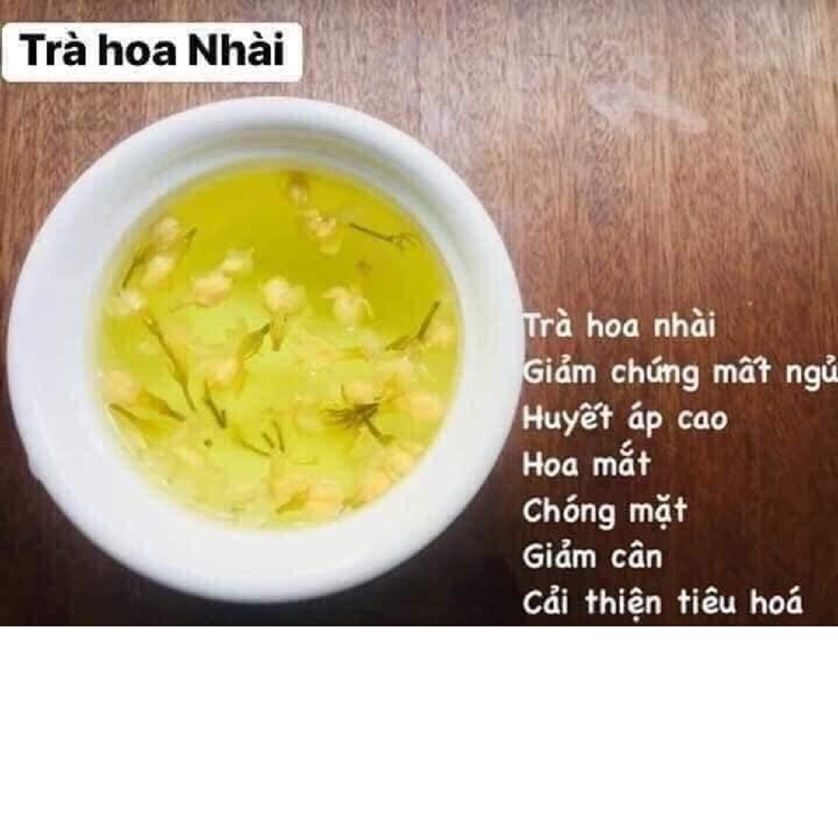 Hình ảnh Hoa nhài khô nguyên chất MẸ KEN 50gr tặng kèm miếng lót ly - TRÀ HOA NHÀI