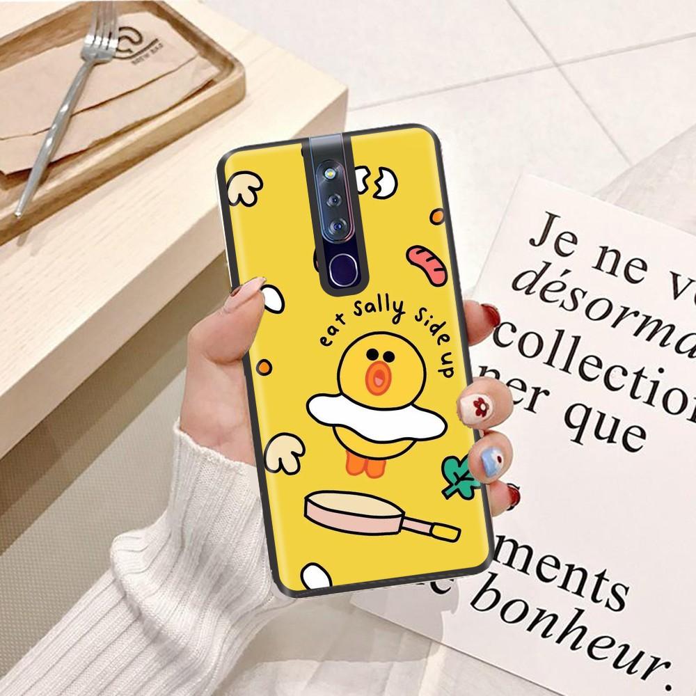 Ốp lưng dành cho điện thoại Oppo F11 Viền dẻo TPU hình Vịt Con Đáng Yêu