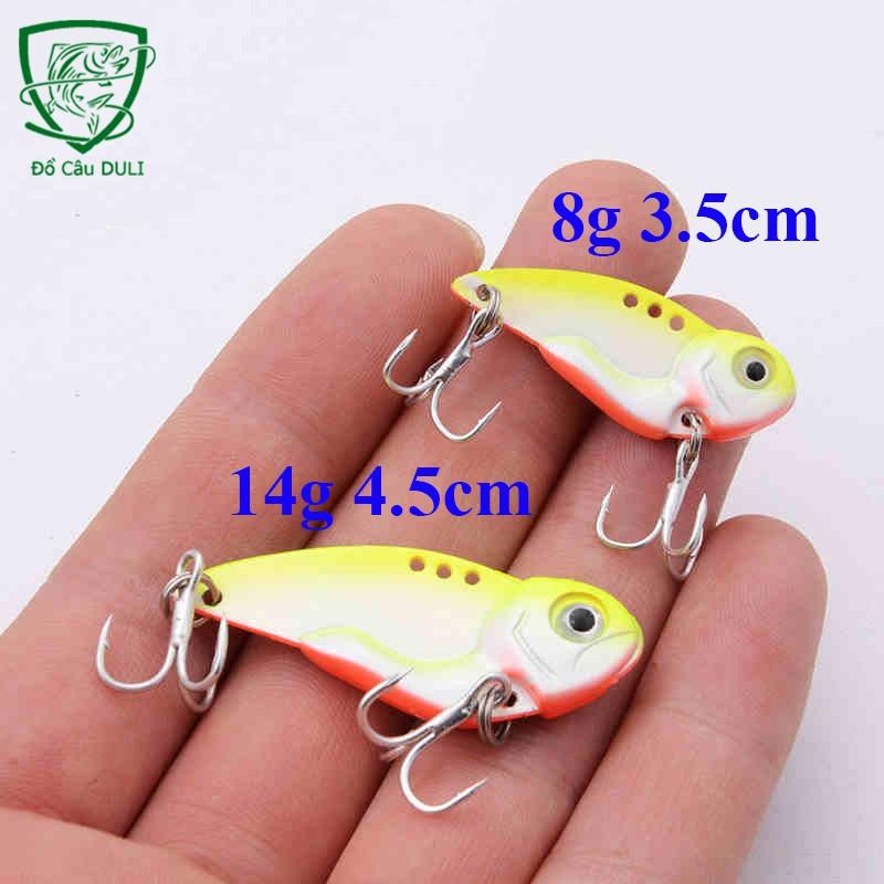 Mồi câu lure cá sắt VIB , mồi lure cá lóc, cá chẽm .. full lưỡi BKK - MG-5