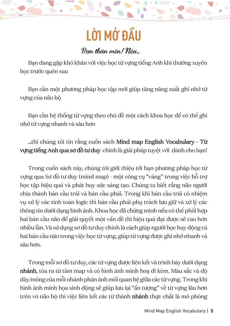 Sách Mind Map English Vocabulary - Từ Vựng Tiếng Anh Qua Sơ Đồ Tư Duy 5