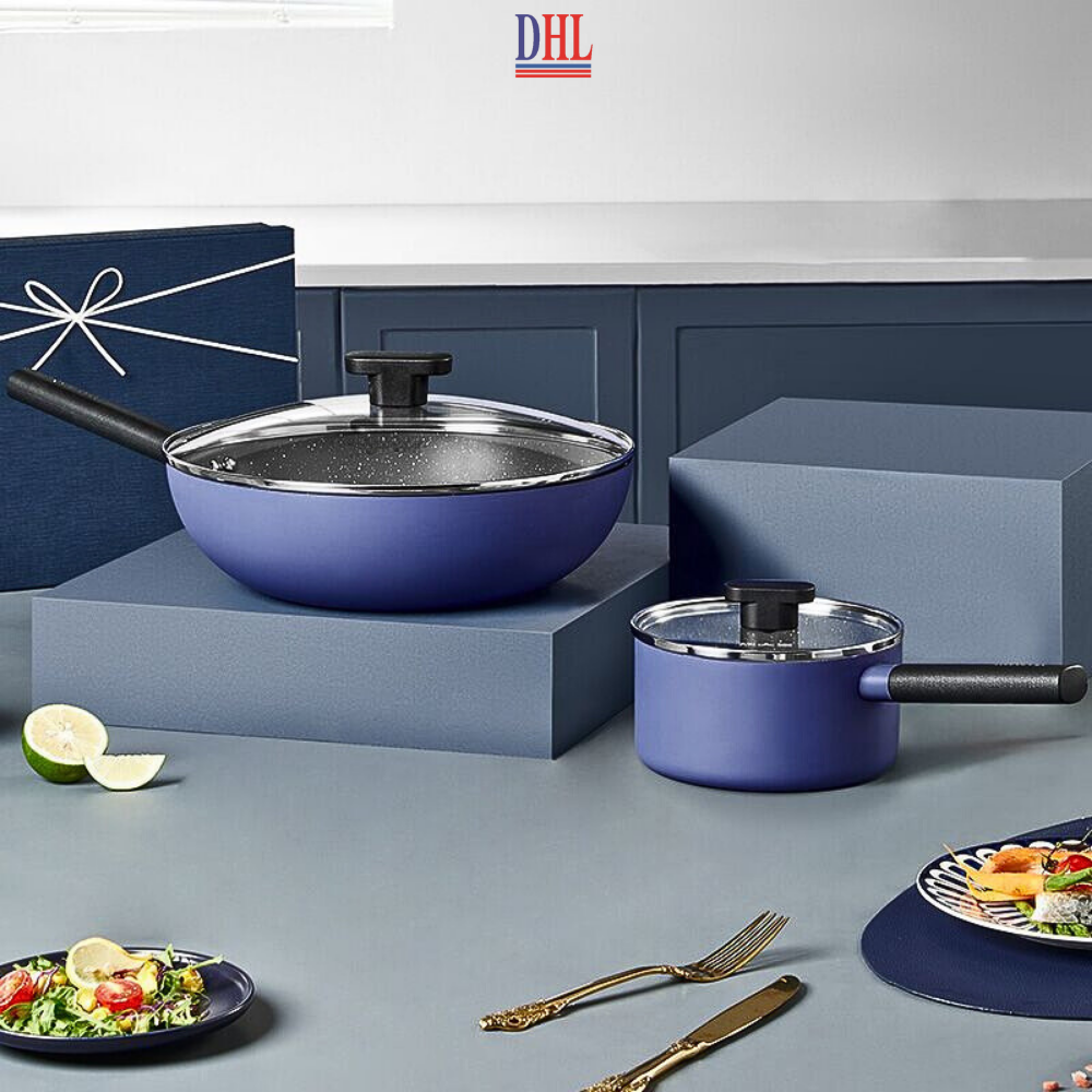 Quánh chống dính vân đá cao cấp hàn quốc Mitomo Cooker King siêu bền - Hàng chính hãng