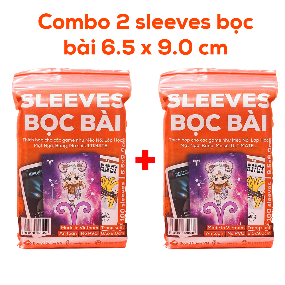 Combo 2 Gói Sleeve Bọc Bài Thường