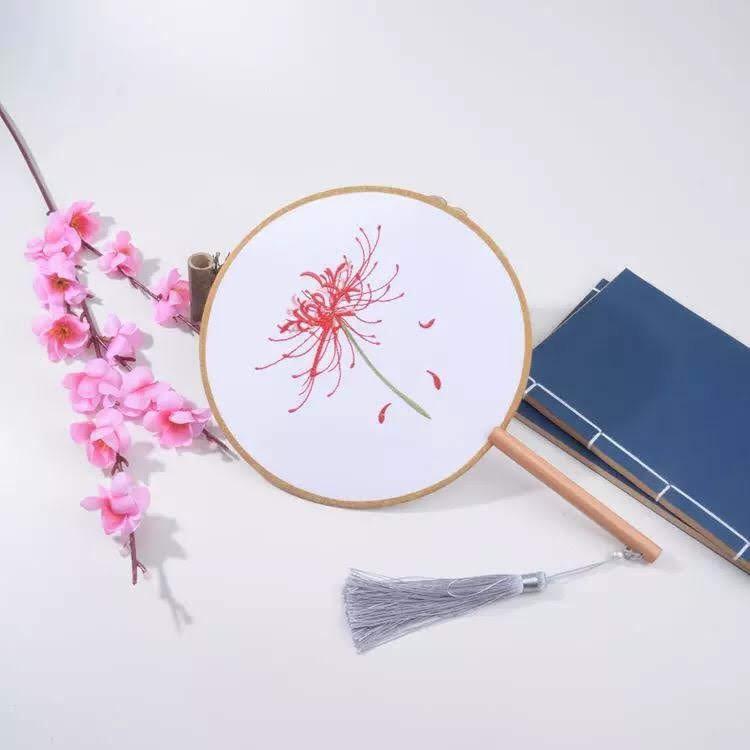 Quạt thêu hàng rẻ hàng có sẵn