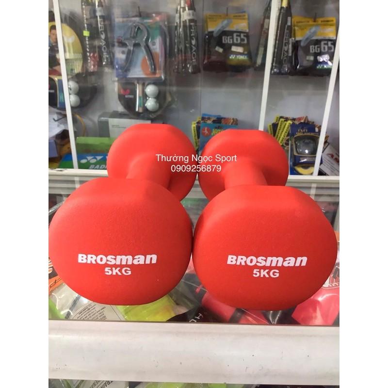 Tạ Sắt 5kg BROSMAN giá 1 cục tạ