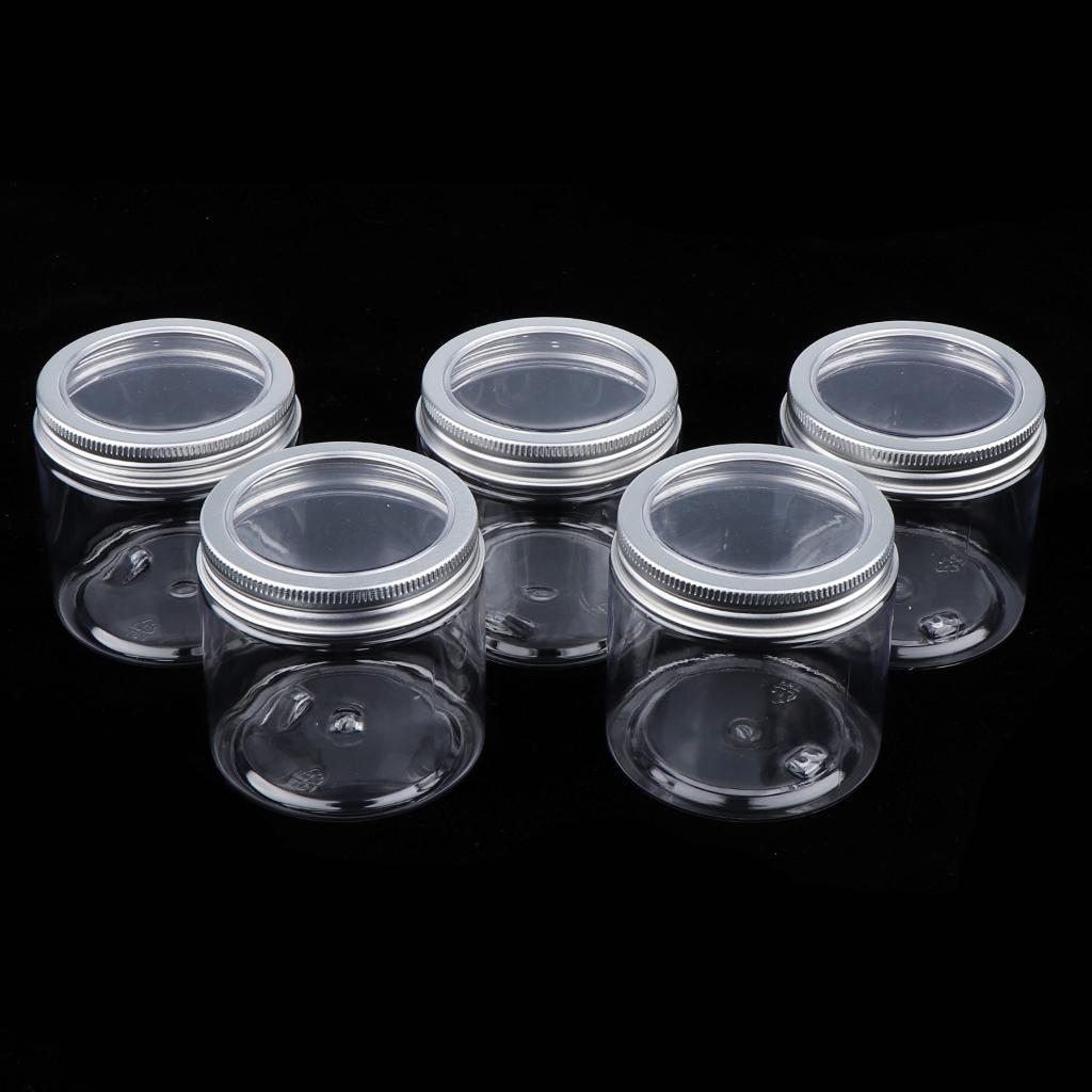 10x Cosmetic Jar Storage Refillable Container Face Cream Mask Pot Makeup Tin