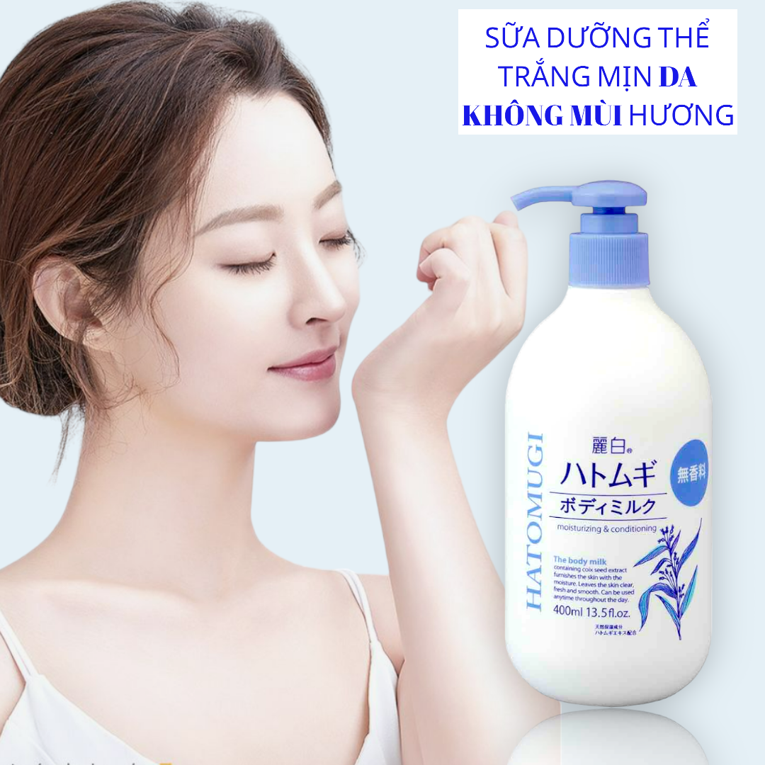 Sữa Dưỡng Thể Reihaku Hatomugi Body Milk Dùng Ban Đêm - Không Mùi Hương