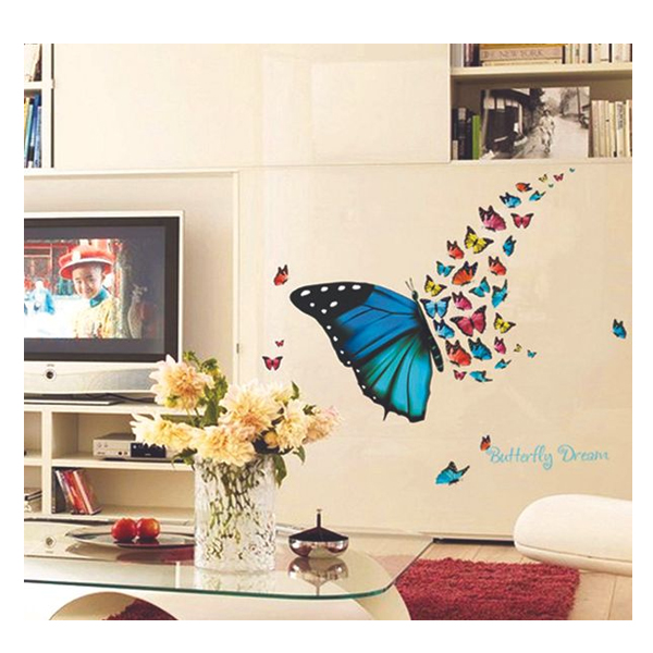 Decal bướm sắc màu PK340