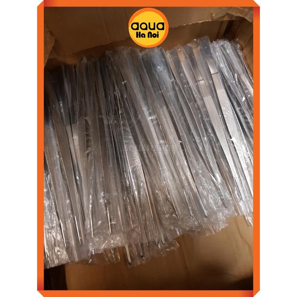 Nhíp inox mũi thẳng trồng cây thủy sinh 25 cm - Nhíp không gỉ cắm cây, gắp thức ăn - Nhíp y tế - Nhíp gắp đồ trang trí