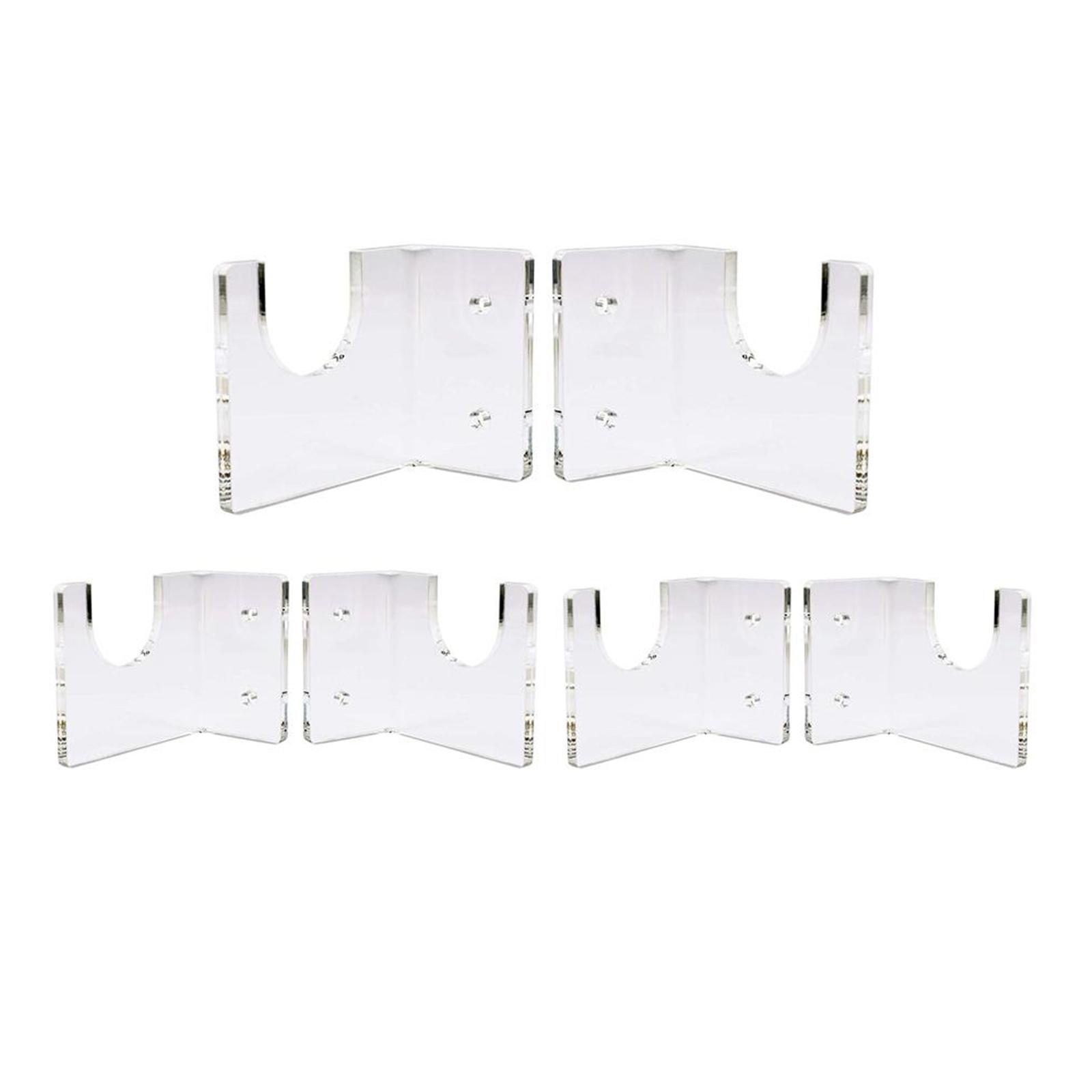 Fishing Rod Holder Wall Bracket Ceiling Rack Clear for Garage Cabin Basement