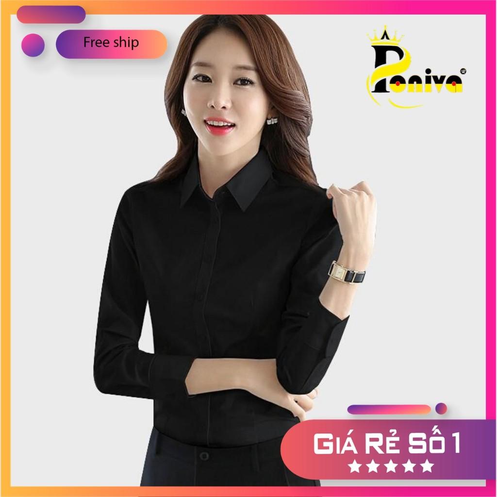 Áo Sơ Mi Nữ Dài Tay KT8733 PONIVA