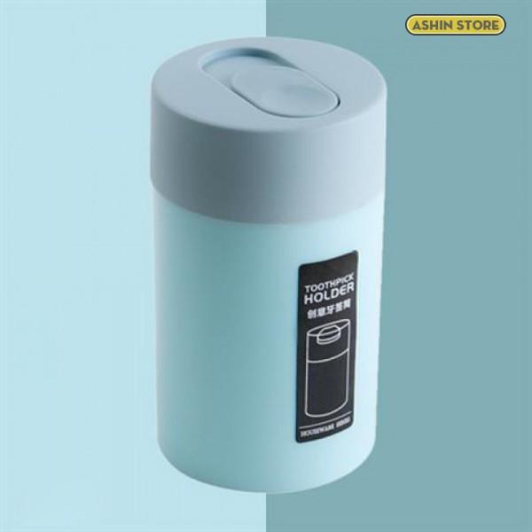 Hộp Đựng Tăm Toothpick Holder Nắp Trượt Vuông