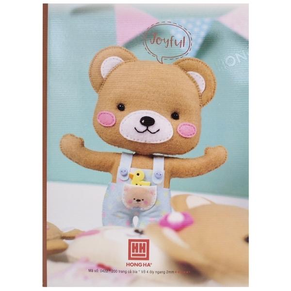 Vở Class Joyful - 4 Ly Ngang 200 Trang ĐL 80g/m2 - Hồng Hà 0422