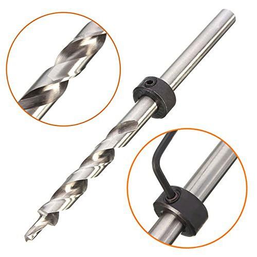 Mũi khoan 2 tầng trụ xoắn trắng chuôi tròn 9.0mm
