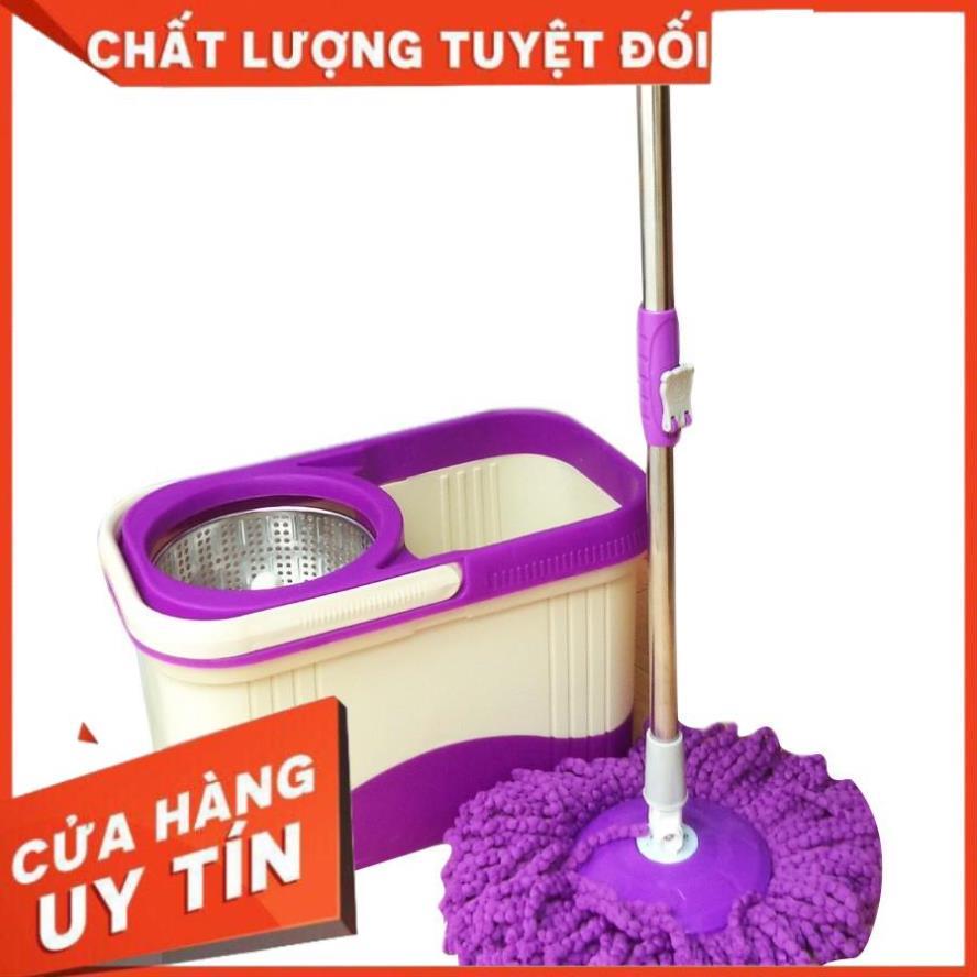 Bộ chổi lau nhà 360 độ công nghệ Thái lan có bánh xe