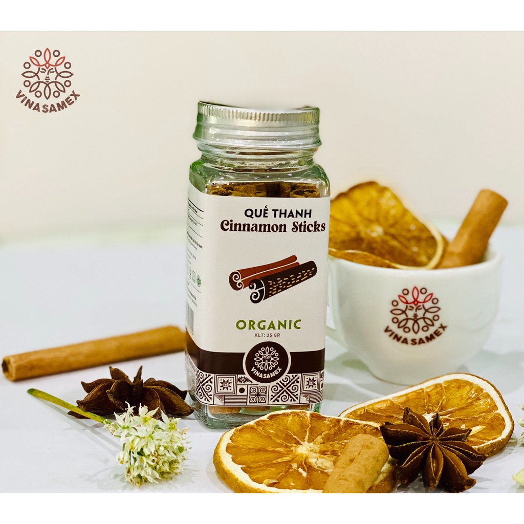 Quế thanh hữu cơ Vinasamex 35g - Cinnamon Sticks Organic Vinasamex 35g