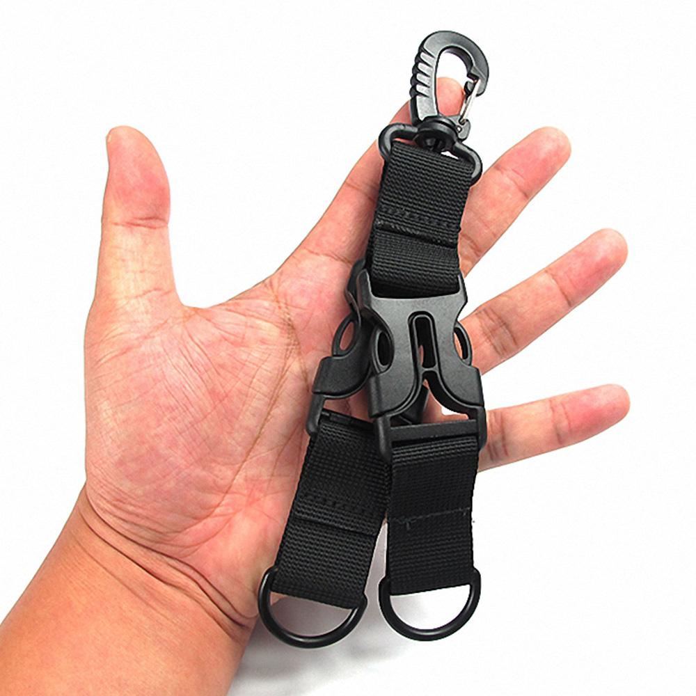 Móc khóa đa năng ngoài trời bằng sợi nylon ribbon D-type Ring